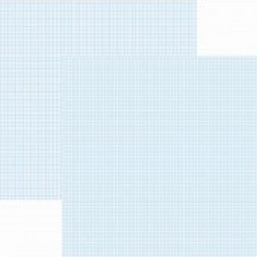 Papel de Scrapbook Azul Bebé Xadrez