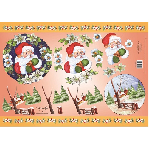 Papel Decoupage Natal