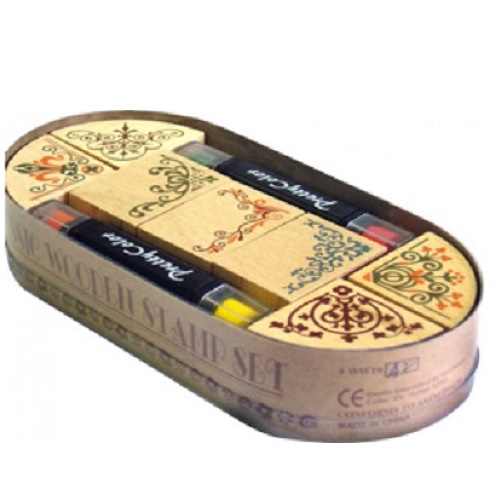 Carimbos Madeira conj. de 7