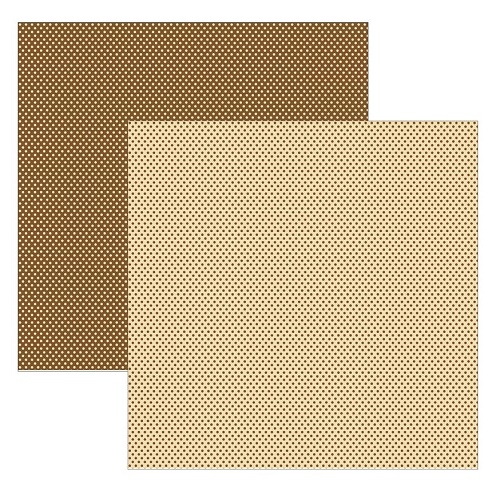 Papel de Scrapbook Castanho Poá