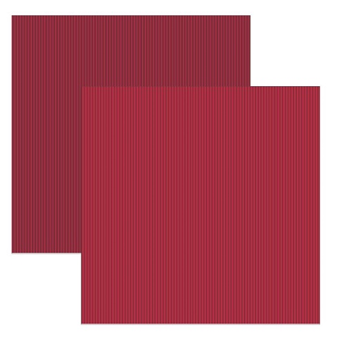 Papel de Scrapbook Vermelho Listras