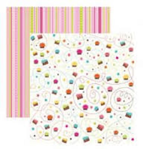Papel de Scrapbook Cup Cake