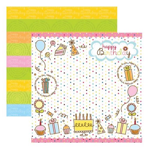 Papel de Scrapbook Aniversário