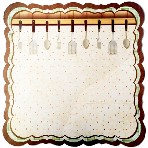 Papel de Scrapbook Recortado Chaves II