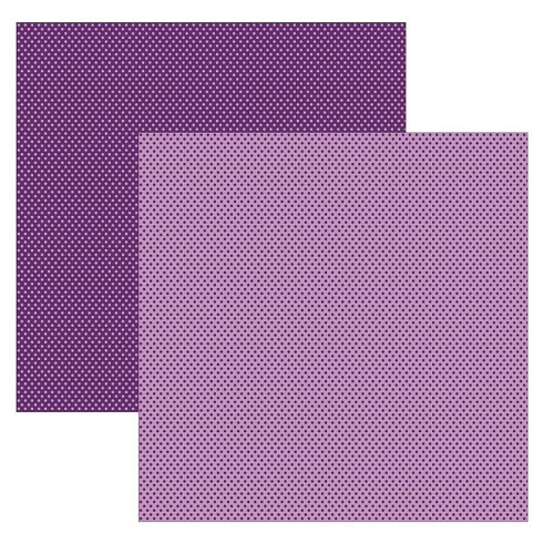 Papel de Scrapbook Roxo Poá