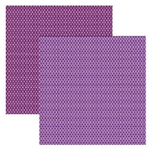 Papel de Scrapbook Roxo Flor