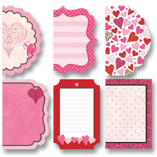 Design Papers Cuttties Corações