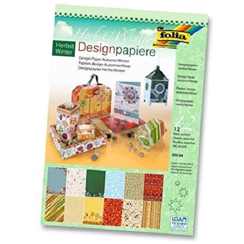 Bloco A4 12 Motivos Sortidos Winter