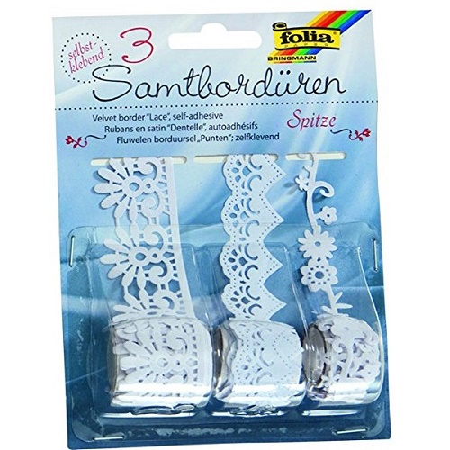 Fita Bordada Branca Spitze