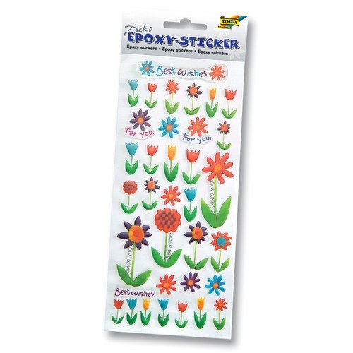 Stickers 3D Flores Sortidas