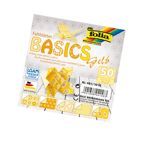 Bloco 10x10 80gr 50 Folhas Amarelo