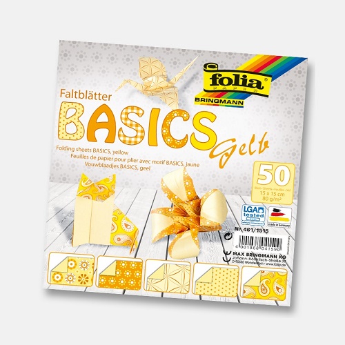 Bloco 15x15 80gr 50 Folhas Amarelo