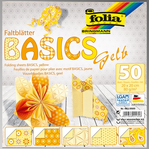 Bloco 20x20 80gr 50 Folhas Amarelo