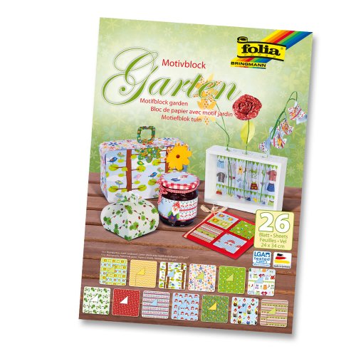 Bloco 24x34 80gr 26 Folhas Garden