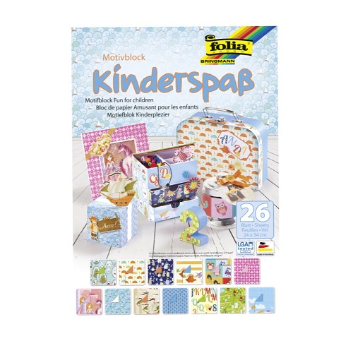 Bloco 24x34 80gr 26 Folhas Criança