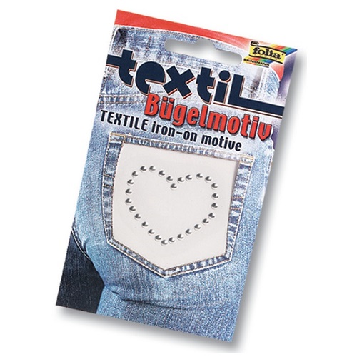 Textil Aplicação Motivo Coração