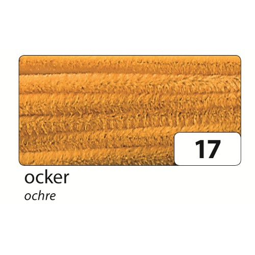 Chenille 8mm 50cm Amarelo Escuro