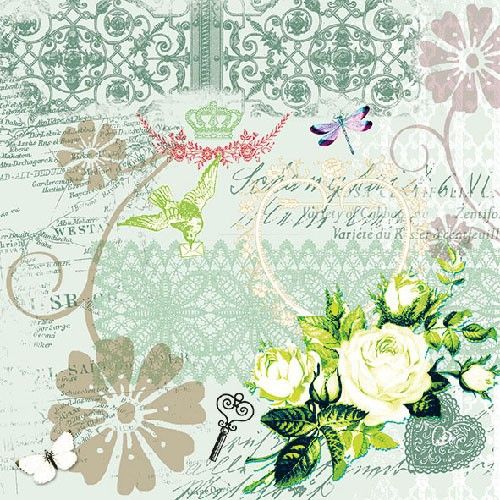 Guardanapo 33x33 Variety Green