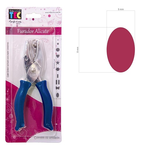 Alicate Furador Oval 8mm