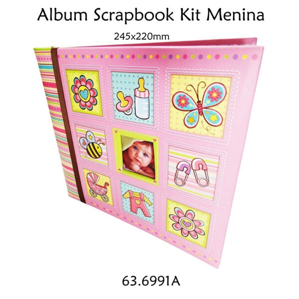 Álbum Scrapbook Kit Menina
