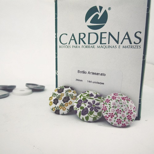 Botão Bombe Plástico Redondo