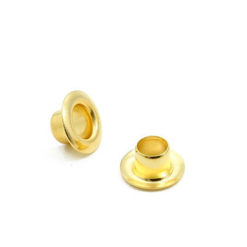 Ilhós Latão Dourado 0  10mm (250 un.)