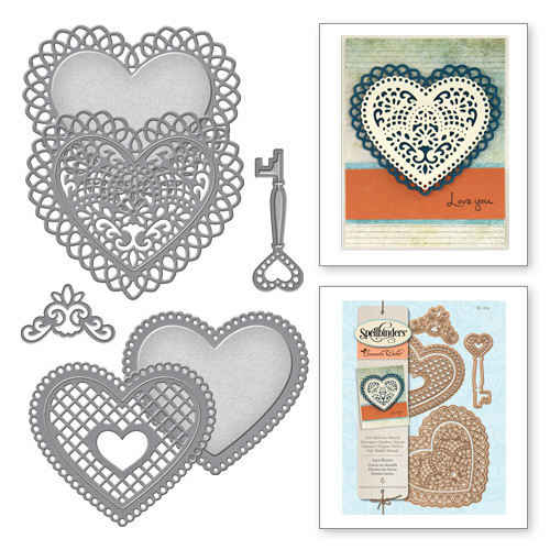 Cortante Lace Hearts