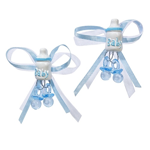 Sticker (2) Aplique Baby Rosa Azul