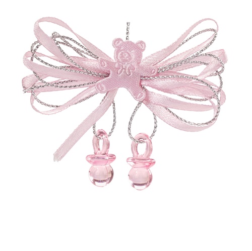 Sticker (2) Urso com Chupetas Rosa