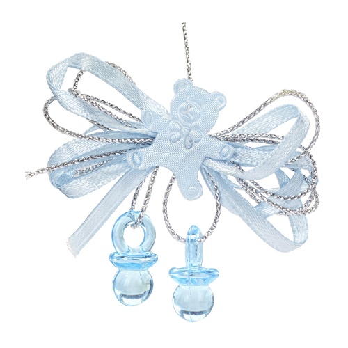 Sticker (2) Urso com Chupetas Azul