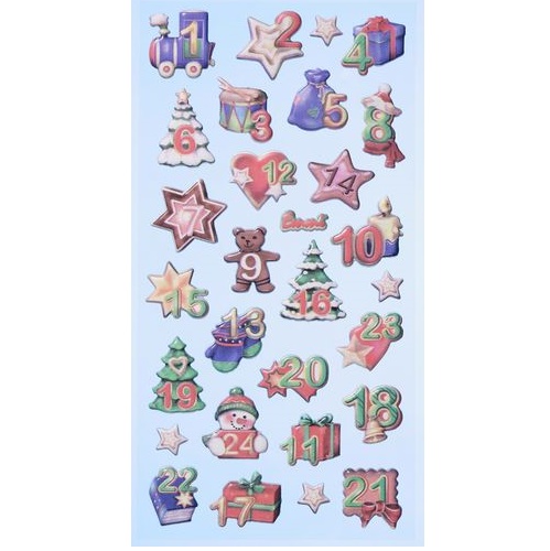 Sticker Números de Natal