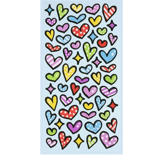 Sticker Motivos Corações