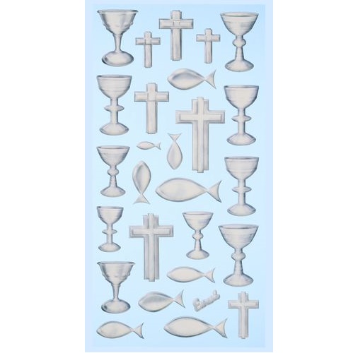 Sticker Motivos Comunhão Prata