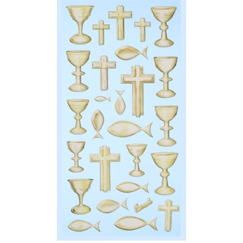 Sticker Motivos Comunhão Ouro