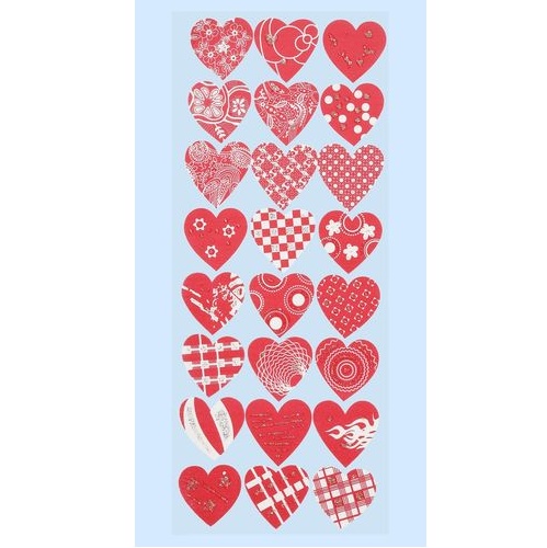 Sticker Motivo Corações