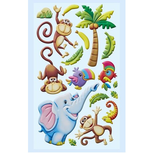 Sticker Animais Selva II