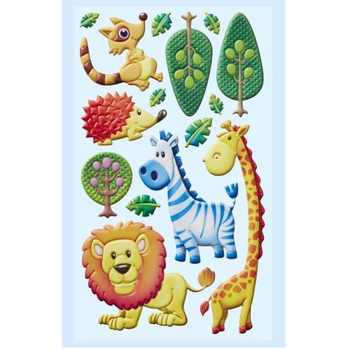 Sticker Animais Selva III