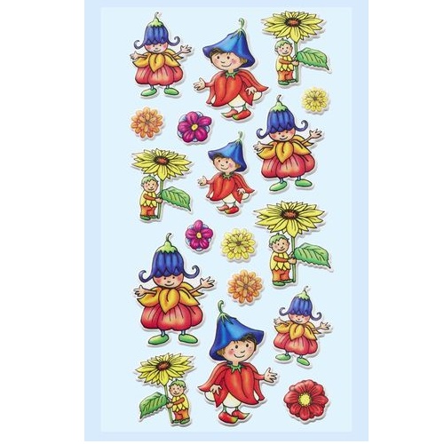 Sticker Crianças Flor