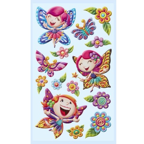 Sticker Fadas e Flores