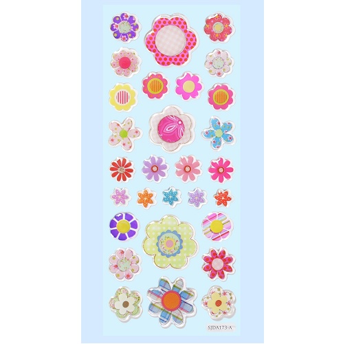 Sticker Epoxy Flores