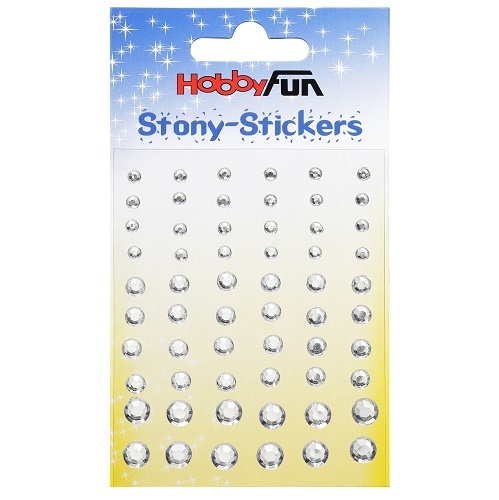 Sticker Cristal Redondo Branco