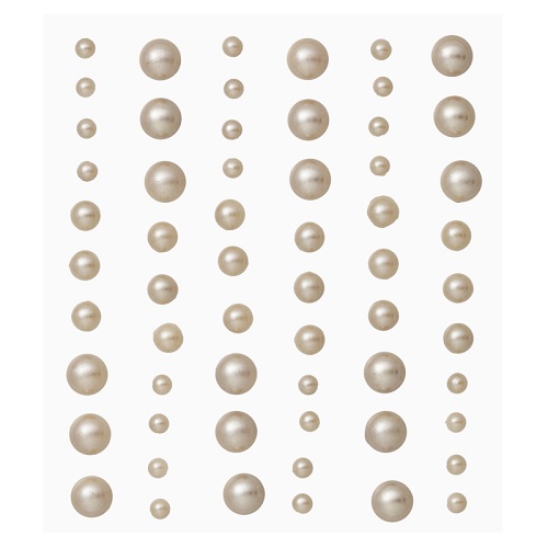 Sticker Pérolas Castanhas Sortidas (60)