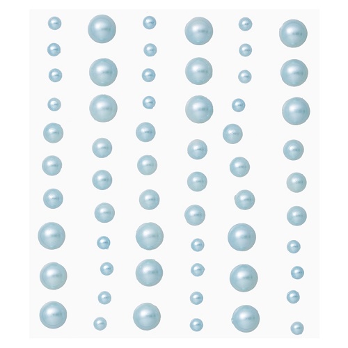 Sticker Pérolas Azul Turquesa Sortidas (60)