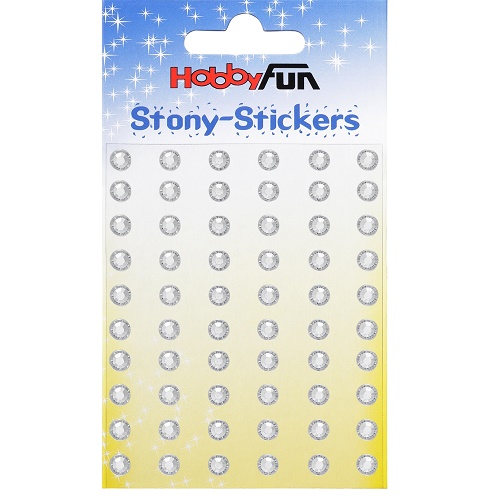 Sticker Stony Bolas Cristal 6mm (60)
