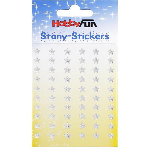 Sticker Stony Estrelas Cristal 6mm (60)