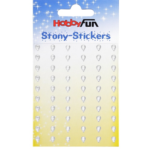 Sticker Stony Gota Cristal 4x6mm (60)