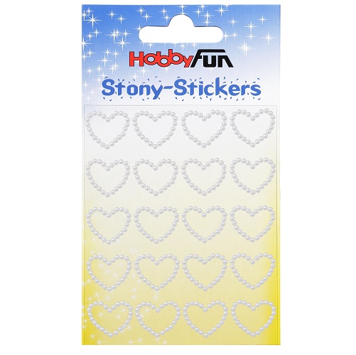 Sticker Stony Corações Perola (20)