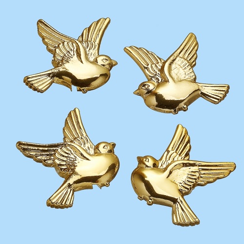 Sticker Pombas Ouro (50)