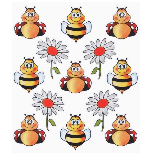 Sticker Abelhas e Joaninhas