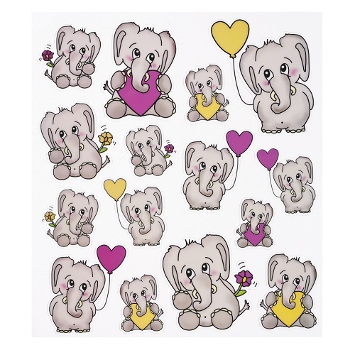 Sticker Elefantes